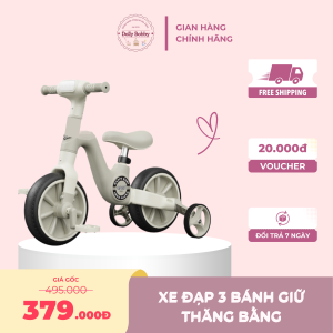 Xe đạp 3 bánh giữ thăng bằng