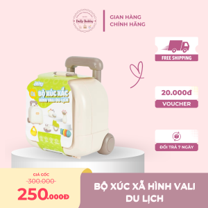 Bộ xúc xắc hình vali du lịch