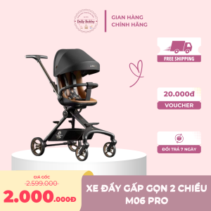 Xe đẩy gấp gọn 2 chiều