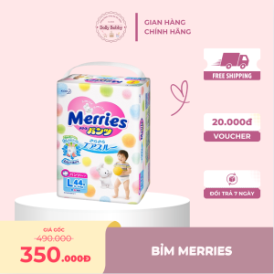 Bỉm Merries Nhật Bản