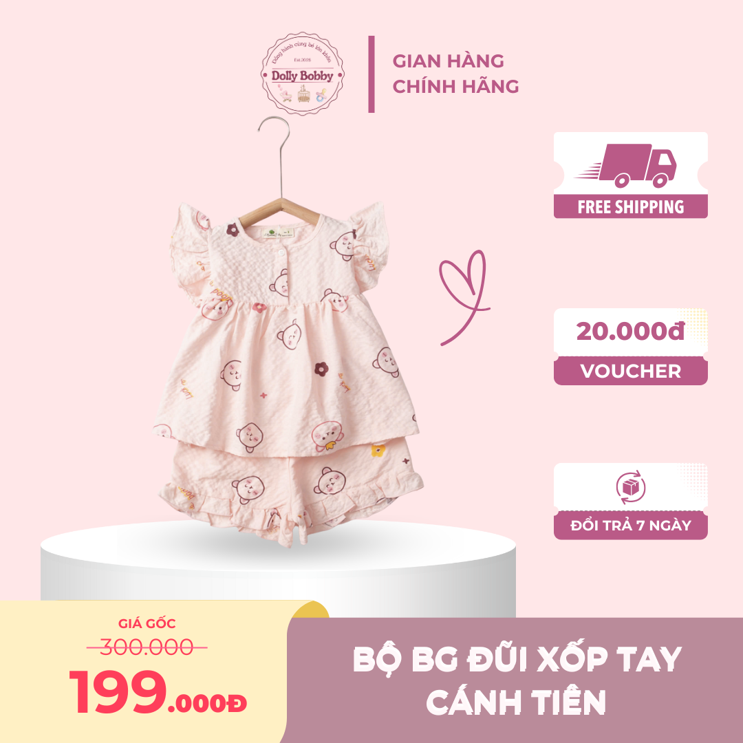 Bộ BG đũi xốp tay cánh tiên