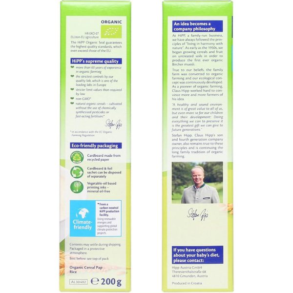 Bột ăn dặm Hipp gạo nhũ nhi 200g (Từ 4 tháng) - Ảnh 3