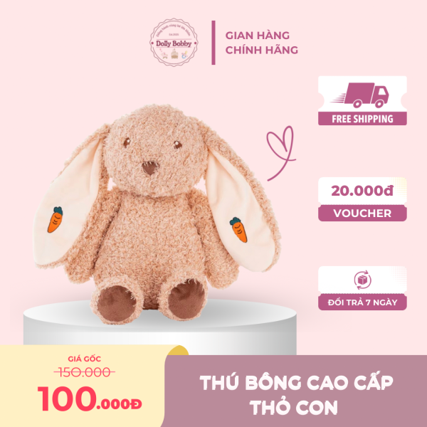 Thú nhồi bông cao cấp chú thỏ con