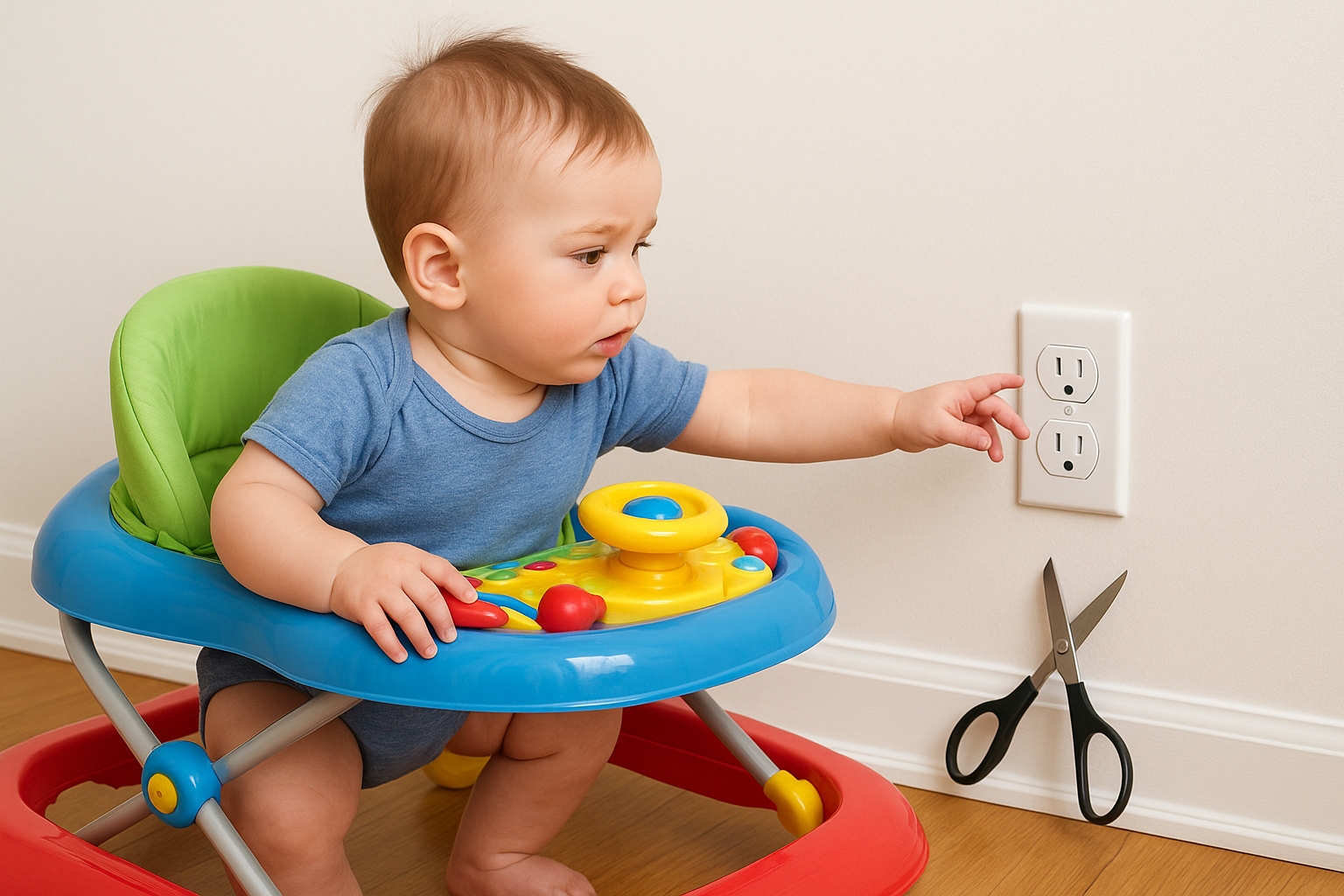 Tác hại của xe tròn tập đi